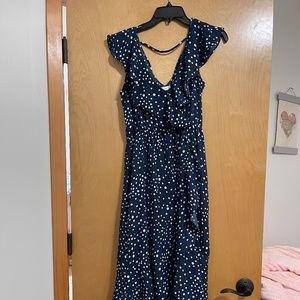 Socialite High Low Faux Wrap Dress